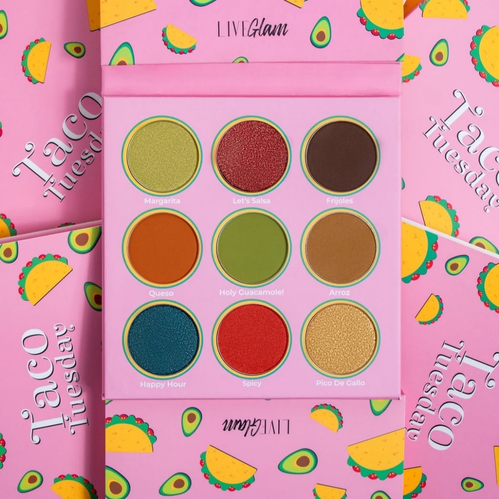 Live Glam Taco Tuesday Eyeshadow Palette